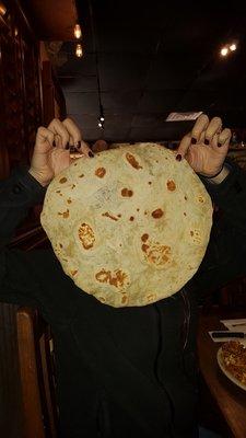 HUGE flour tortilla