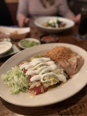 Enchiladas Bandera