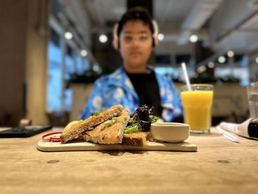 Smoked Salmon Tartine