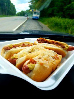 Dashboard dining! Nom nom.