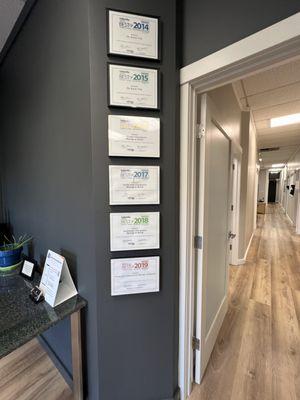 Best of Tukwila and surrounding areas ran from 2014 to 2019. Voted Best Chiropractic Office every year