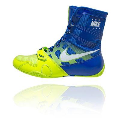 Nike HyperKO Boxing Shoes - Volt/White/Game Royal Exclusively distributed by FIGHT SHOP®!