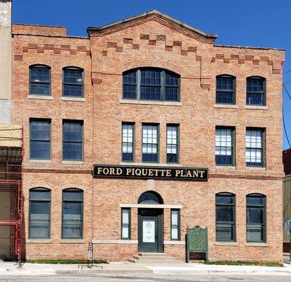 Facade for Ford Piquette Plant Museum