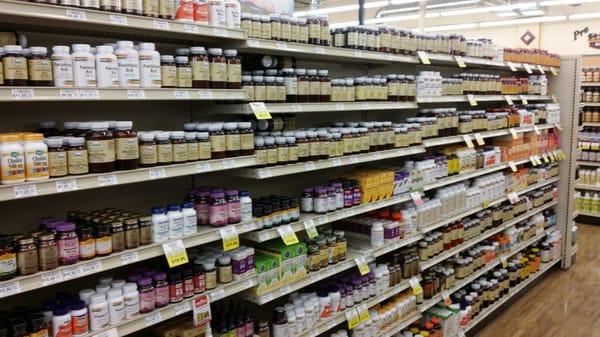 Huge selection of health products.