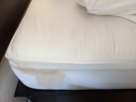 Dirty mattress cover