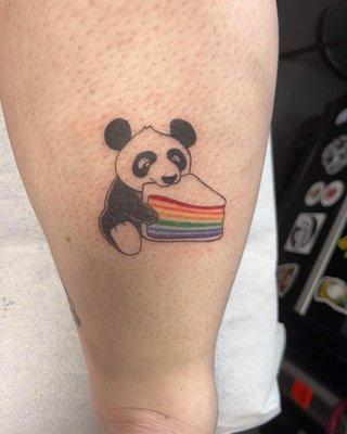 Panda tattoo by Seidy