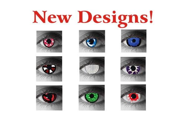 We have great new custom special effects lenses for your costume look!