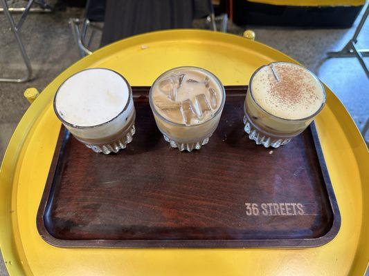 Vietnamese coffee flight - IG @bougiefoodieboi