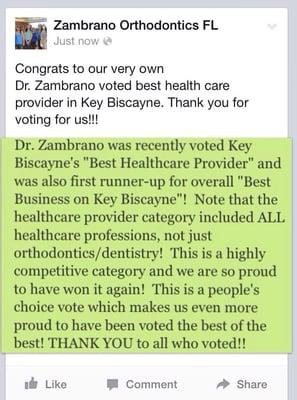 Voted Best Healthcare professional