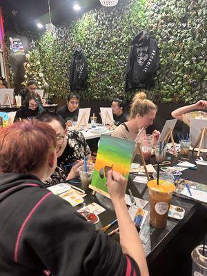 Monthly boba paint nights!