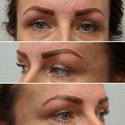 Ombre powder brows