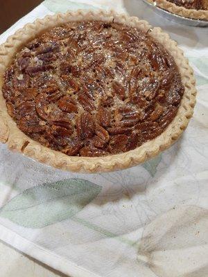 Bourbon pecan pie