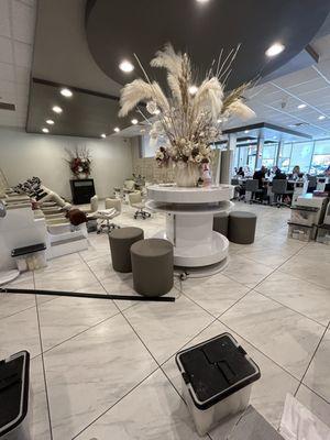 Pedicure area