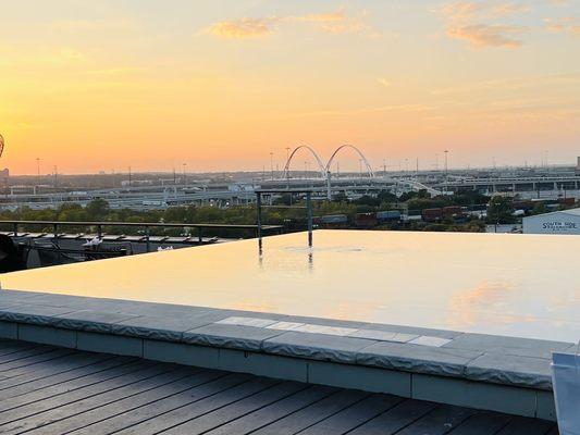 Rooftop pool