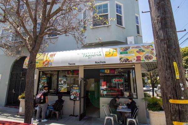 exterior/outside of Cilantro SF Taqueria