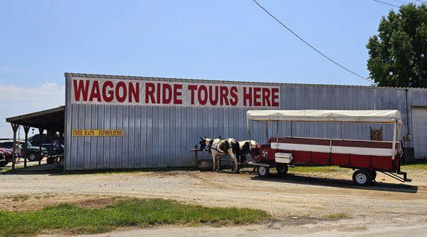 Take a guided tour through Amish country at the welcome center.