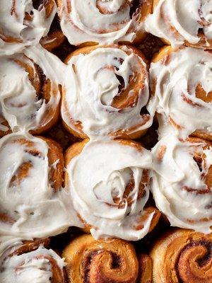 Pumpkin Spice Cinnamon Rolls (Regular & Vegan Options Available)