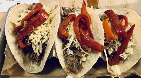 Pepper and Pork Tacos