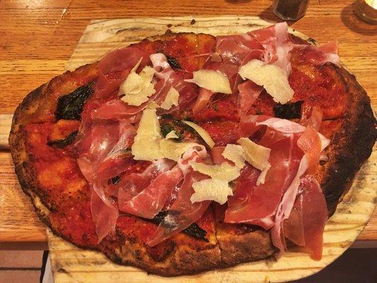 The prosciutto and Parmesan pizza.  Call Dr. Frankenstein.  This thing needs to be brought back from the dead.