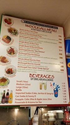 McDougall menu