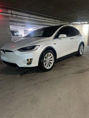 Tesla wash and wax