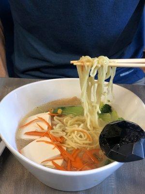 Vegetable and tofu ramen