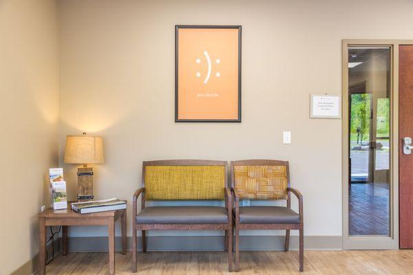 Hallway and sitting area