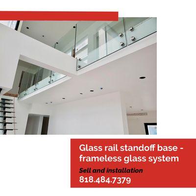 Glass railings. 1/2" thickness of tempered clear glass, H=42". 
$450 LF
Production time is 2-4 weeks