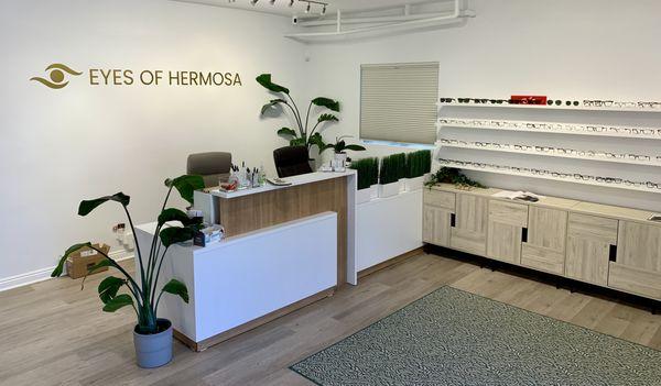 Front desk area (located within Eyes of Hermosa Optometry).