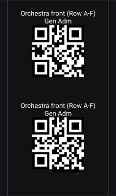 TICKETS/QR CODE