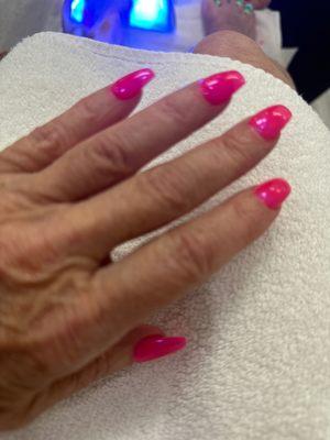 Tina put color 196 Dip with unicorn  OKrome perfect for summer!