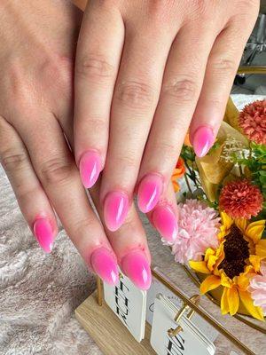 Pink nails