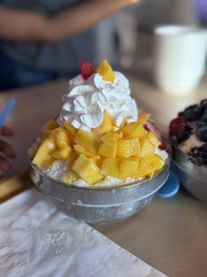 Strawberry Mango Bingsu