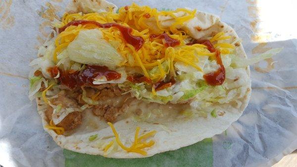 2017-05-20. Del Taco. Roseville. Chicken Soft Taco.