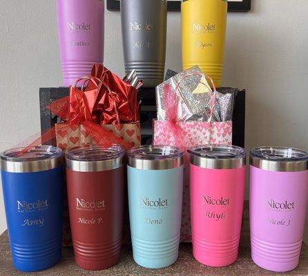 Custom tumblers