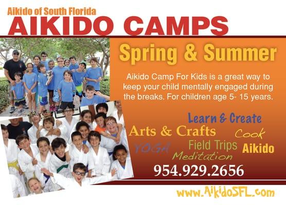 Field Trips -Learn Aikido - Cook- Create - Meditate -Yoga - Arts and Crafts - All in a fun environment!