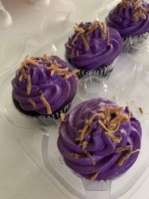 Special order ube cupcakes