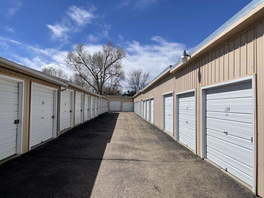 Storage units at B&F Mini Storage