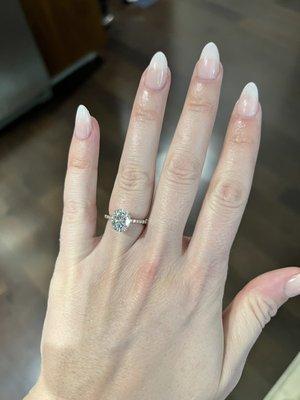 Ombré French gel-x manicure