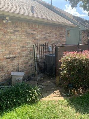 Beautiful fence & deck