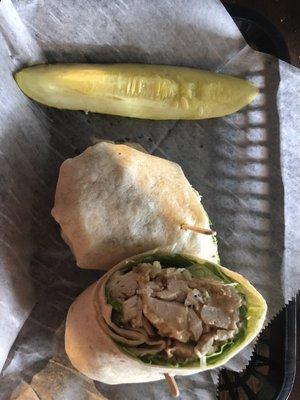 Chicken Caesar wrap