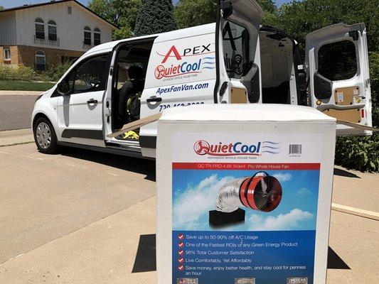 Look for the Apex Fan Van in your neighborhood!