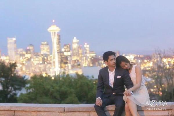 Engagement session at Kerry Park