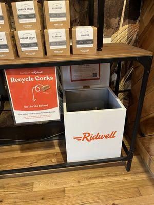 ridwell wine cork recycle drop off