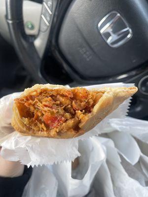 Seafood empanada