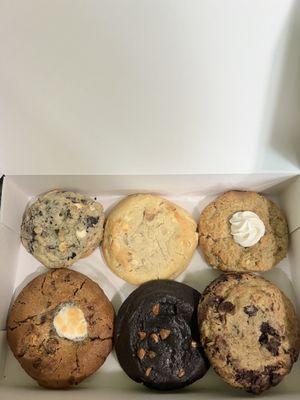 6 assorted cookies, buy 5 get one free!