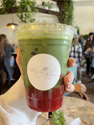 Strawberry Matcha Latte