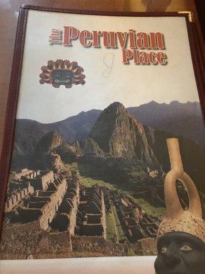 This is the menu from the Peruvian Place restaurant.