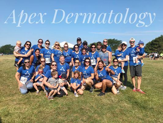 Apex Dermatology team at Miles for Melanoma