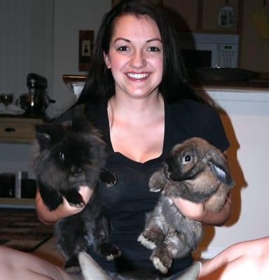 Rebecca and her Bunnies
 Mesa and Tempe